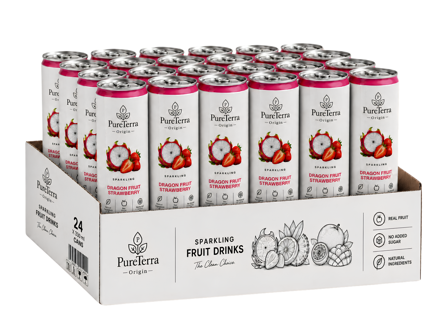 Dragon Fruit Strawberry Full Tray